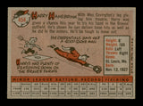 Harry Hanebrink Autographed 1958 Topps Rookie Card #454 Milwaukee Braves SKU #198519