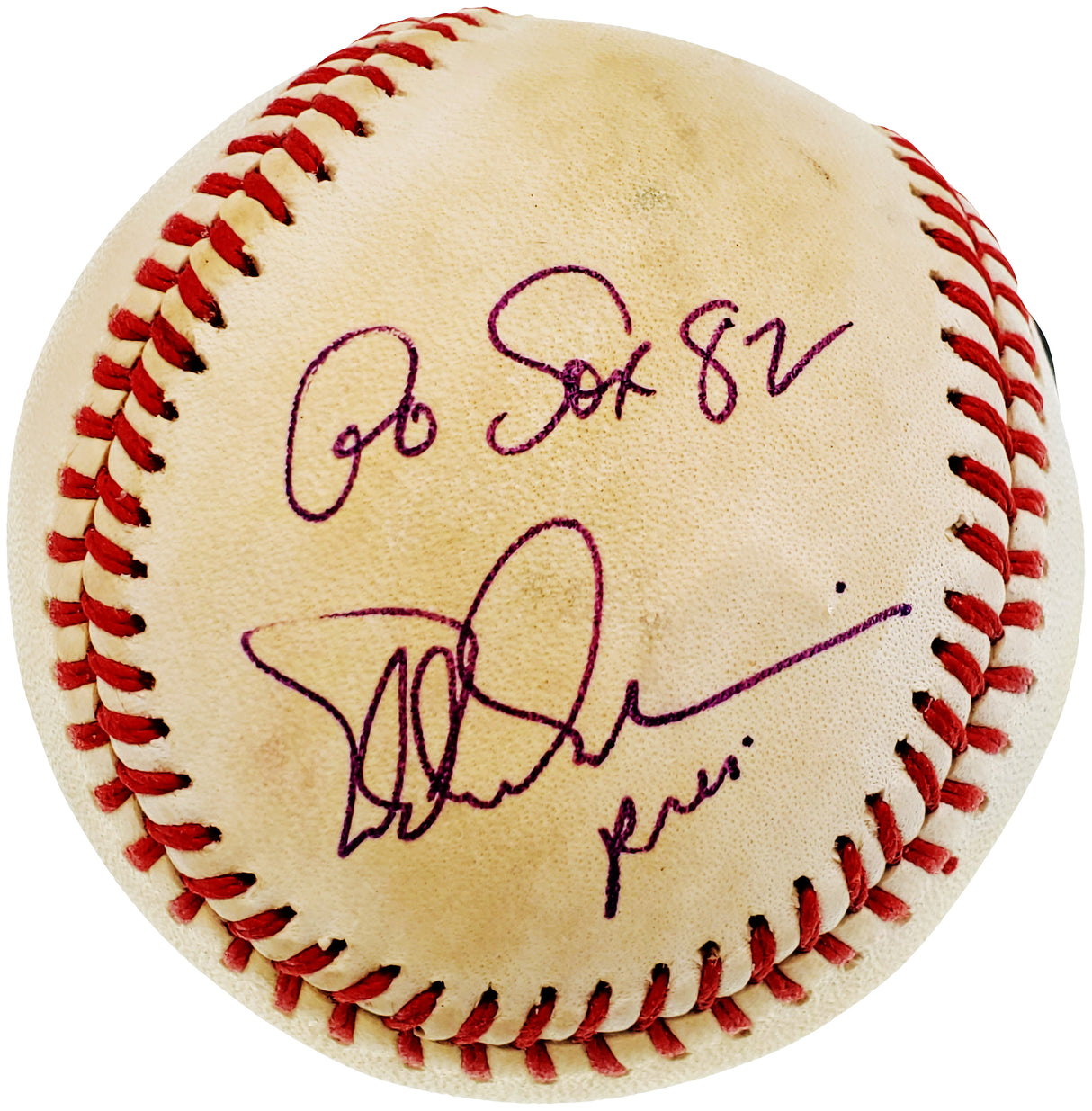 Eddie Einhorn Autographed Official MacPhail AL Baseball Chicago White Sox Owner "Go Sox 82" Beckett BAS #BB46472