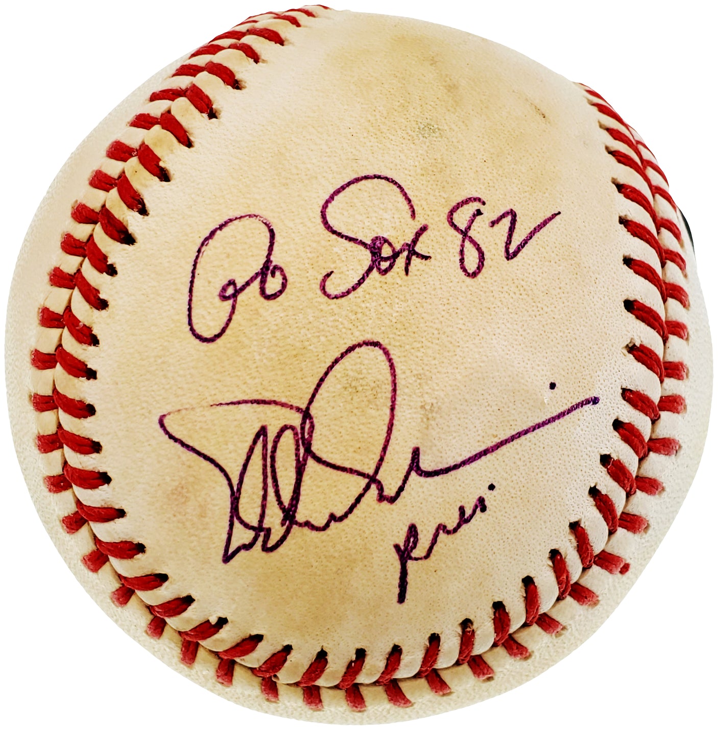 Eddie Einhorn Autographed Official MacPhail AL Baseball Chicago White Sox Owner "Go Sox 82" Beckett BAS #BB46472