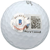 Lee Elder Autographed Titleist Masters Logo Pro V1 Golf Ball Beckett BAS Stock #198872
