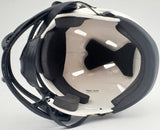 Justin Fields Autographed Chicago Bears Lunar Eclipse White Speed Mini Helmet Beckett BAS QR #WL62751