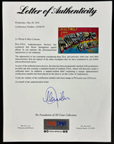 Bruce Springsteen Signed Asbury Park Album Cover W/ Vinyl w/ Guitar Sketch PSA