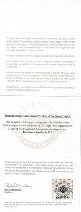 Bulls Michael Jordan Authentic Signed 16x20 Framed Photo LE #1/123 UDA #BAM44341