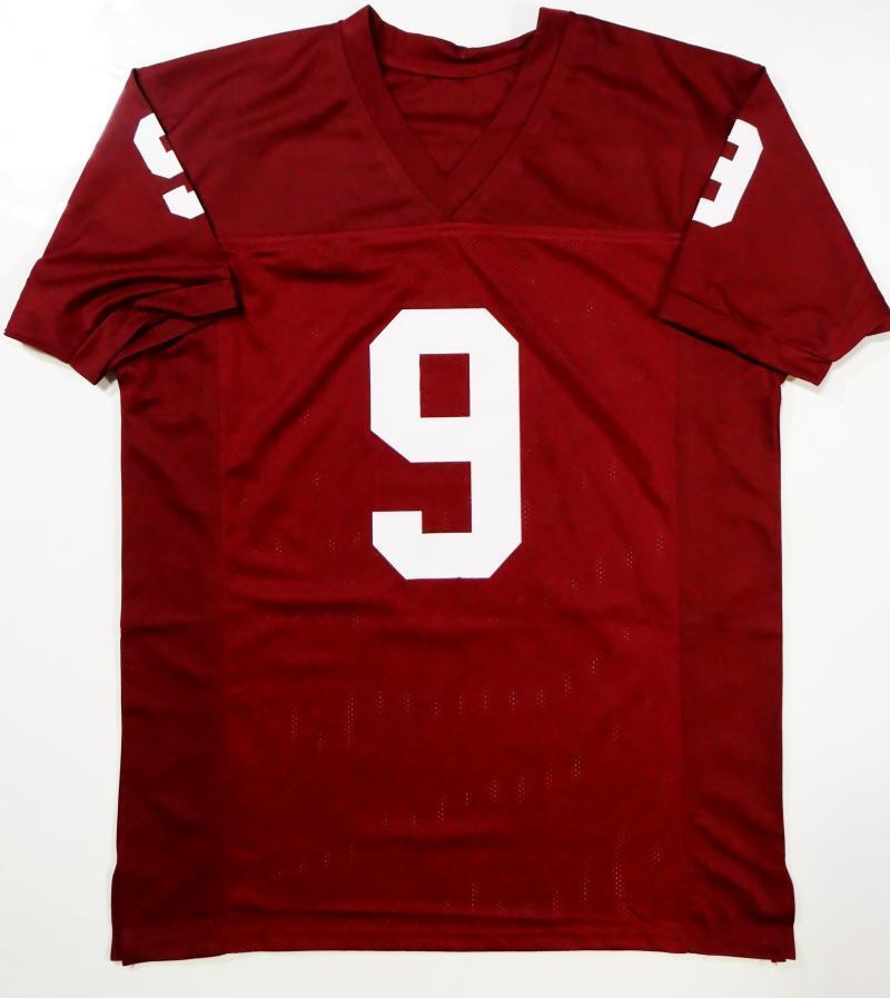Dat Nguyen Autographed Maroon College Style Jersey w/ 4 Insc- Jersey Source Auth