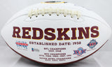 Adrian Peterson Autographed Washington Redskins Logo Football-Beckett Auth *Blk