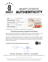 There's Something About Mary (5) Stiller, Diaz, Dillon Signed Framed Display BAS