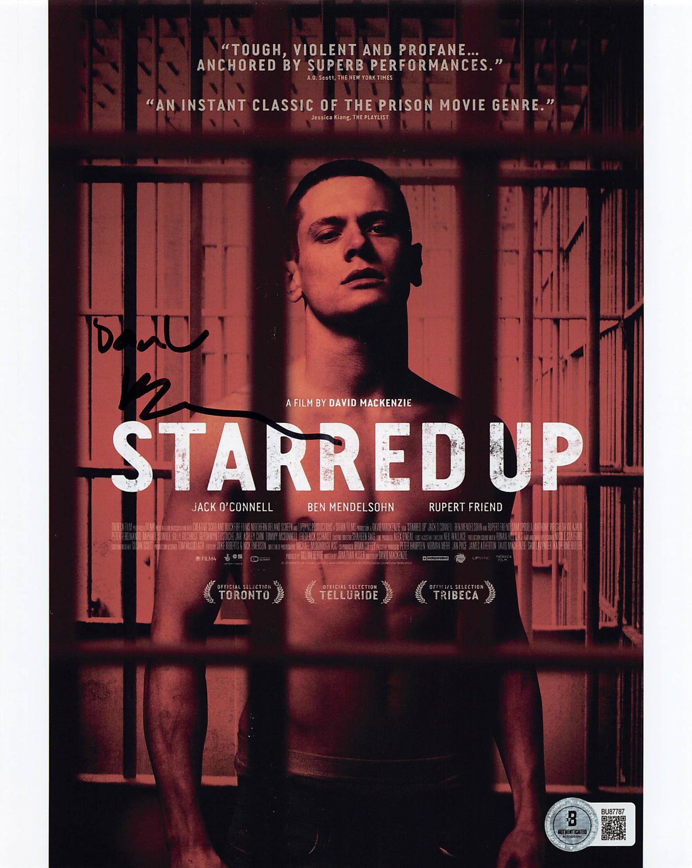 David Mackenzie Starred Up Authentic Signed 8x10 Vertical Photo BAS #BU87787