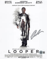 Rian Johnson Looper Authentic Signed 8x10 Vertical Photo BAS #BU87793