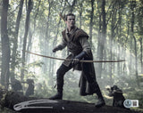 Jack Patten Robin Hood Authentic Signed 8x10 Horizontal Photo BAS #BU87799