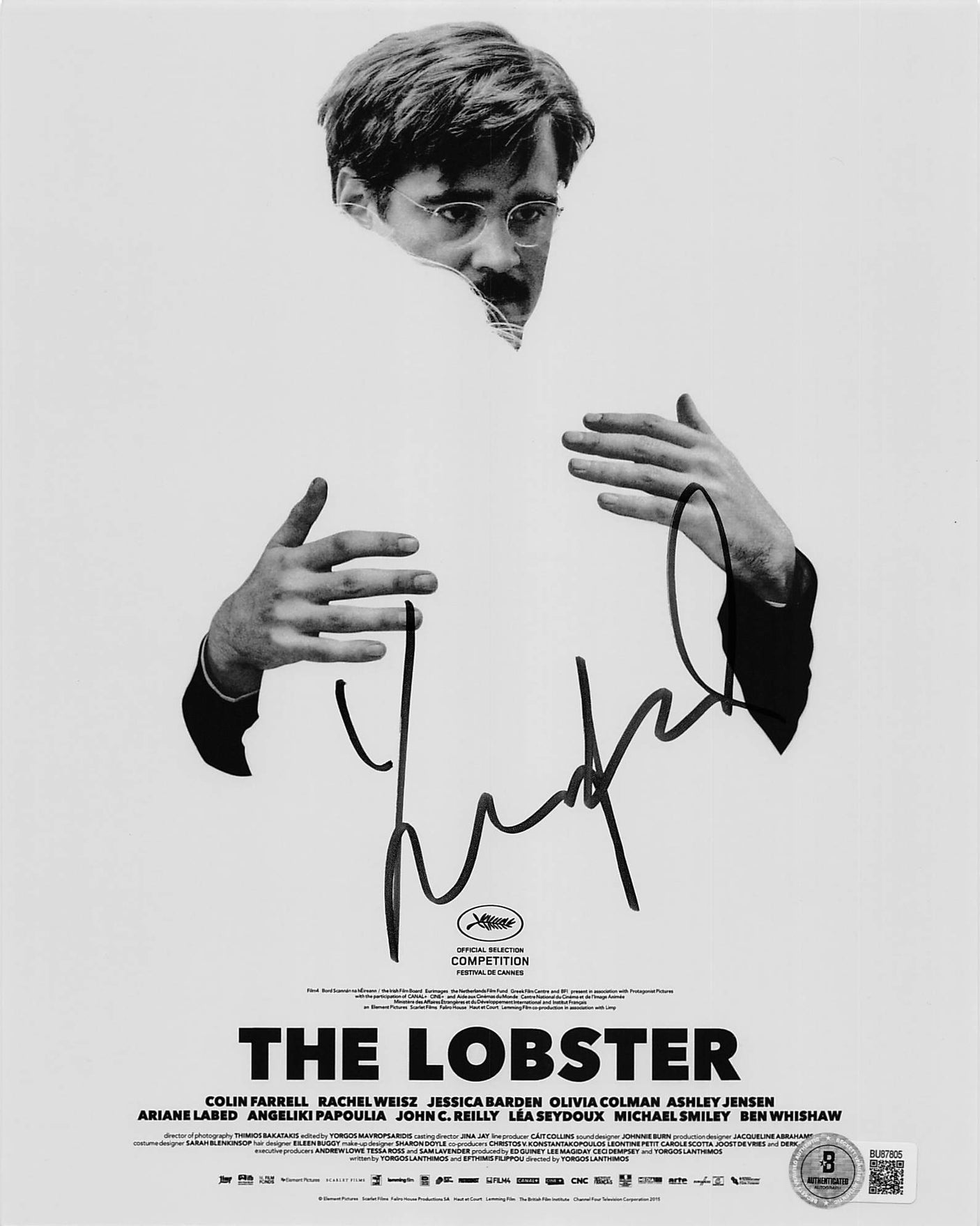 Yorgos Lanthimos The Lobster Authentic Signed 8x10 Vertical Photo BAS #BU87805