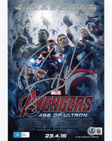 Brian Taylor Avengers Age of Ultron Signed 8x10 Vertical Photo BAS #BU87812