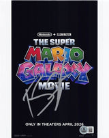 Brian Taylor The Super Mario Galaxy Movie Signed 8x10 Photo BAS #BU87815