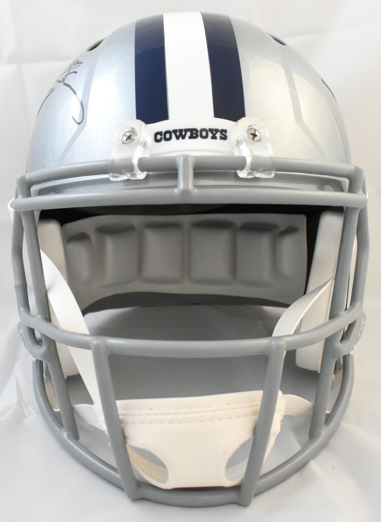 Deion Sanders Autographed Dallas Cowboys F/S Speed Helmet- Beckett Witnessed