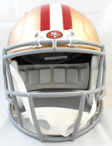 Deion Sanders Autographed 49ers F/S Speed Helmet-Beckett Witnessed