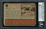 Tom Morgan Autographed 1962 Topps Card #11 Los Angeles Angels Beckett BAS #11481366