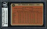 Del Rice Autographed 1962 Topps Card #132 Los Angeles Angels Beckett BAS #11481410
