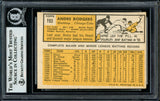 Andre Rodgers Autographed 1963 Topps Card #193 Chicago Cubs Beckett BAS #11481704
