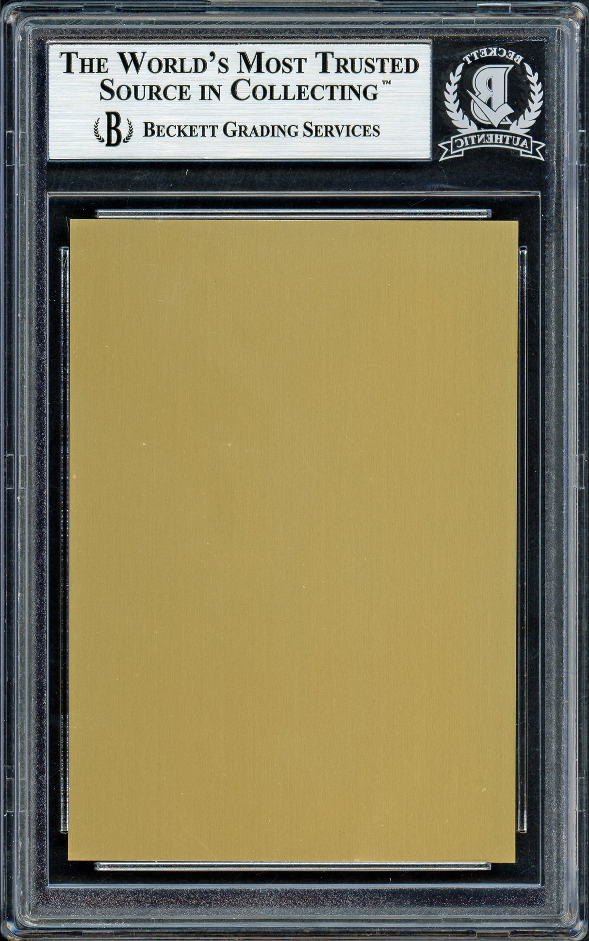 Johnny Mize Autographed 1982 Metallic HOF Plaque Card New York Yankees Beckett BAS #11628132
