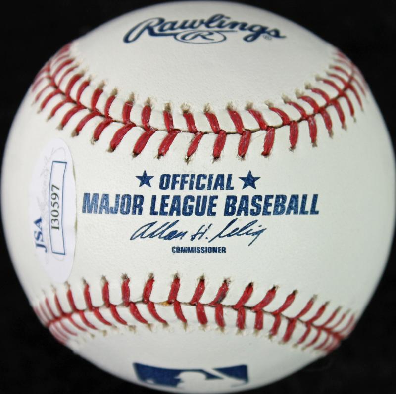 Theodore Van Kirk - Navigator Enola Gay Crew Signed OML Baseball JSA #I30597