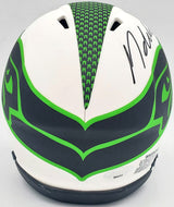 Michael Dickson Autographed Seattle Seahawks Lunar Eclipse White Speed Mini Helmet MCS Holo Stock #200270