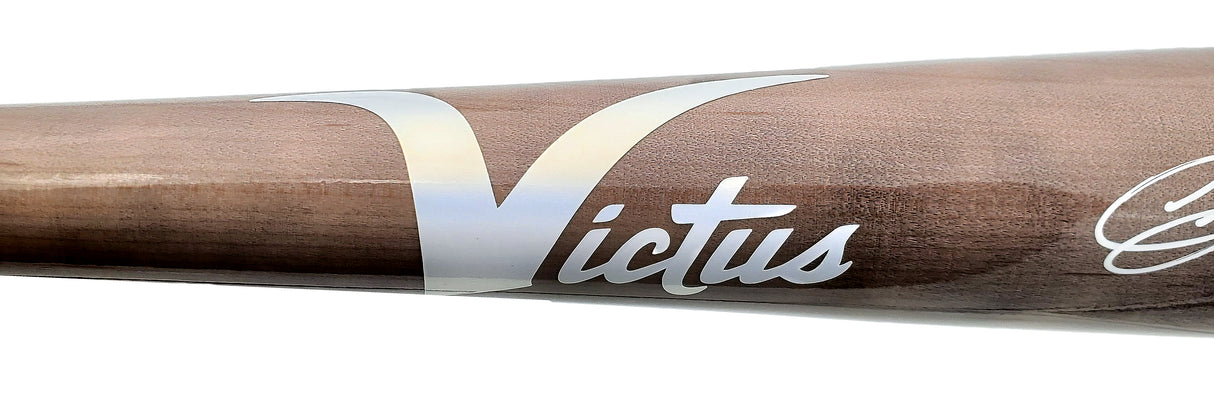 CJ Abrams Autographed Brown Victus Game Model Bat Washington Nationals JSA Stock #200291