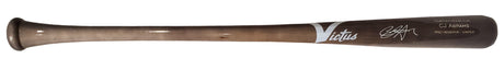 CJ Abrams Autographed Brown Victus Game Model Bat Washington Nationals JSA Stock #200291