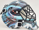 Chris Driedger Autographed Seattle Kraken Blue Mini Goalie Mask Fanatics Holo Stock #200292
