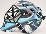 Chris Driedger Autographed Seattle Kraken Blue Mini Goalie Mask Fanatics Holo Stock #200292