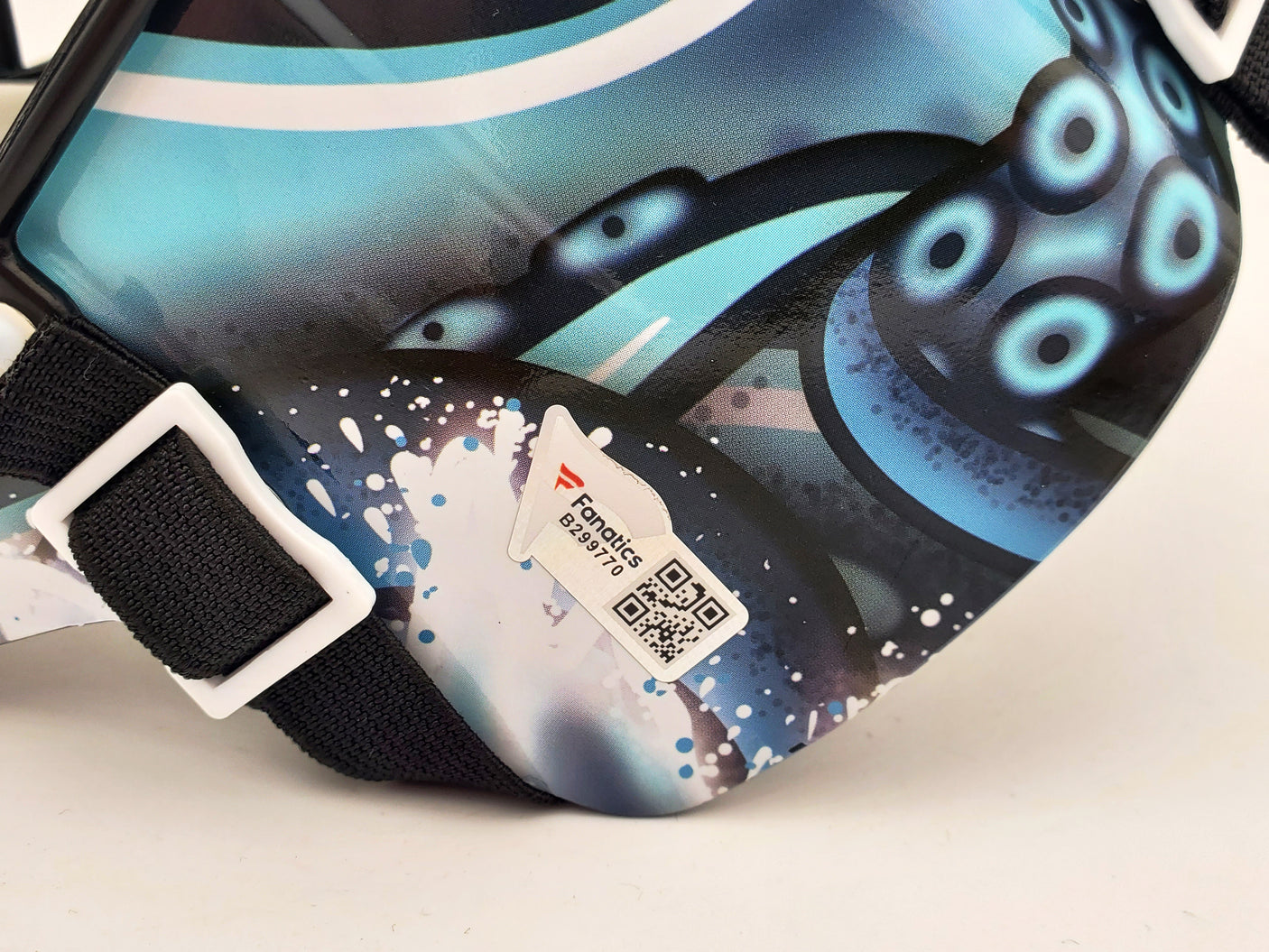 Chris Driedger Autographed Seattle Kraken Blue Mini Goalie Mask Fanatics Holo Stock #200292