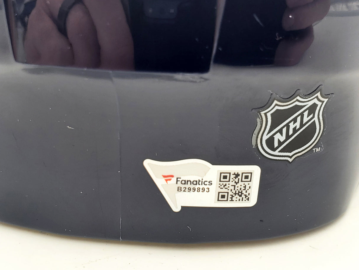 Mark Giordano Autographed Seattle Kraken Blue Mini Helmet "1st SEA Captain" Fanatics Holo Stock #200294