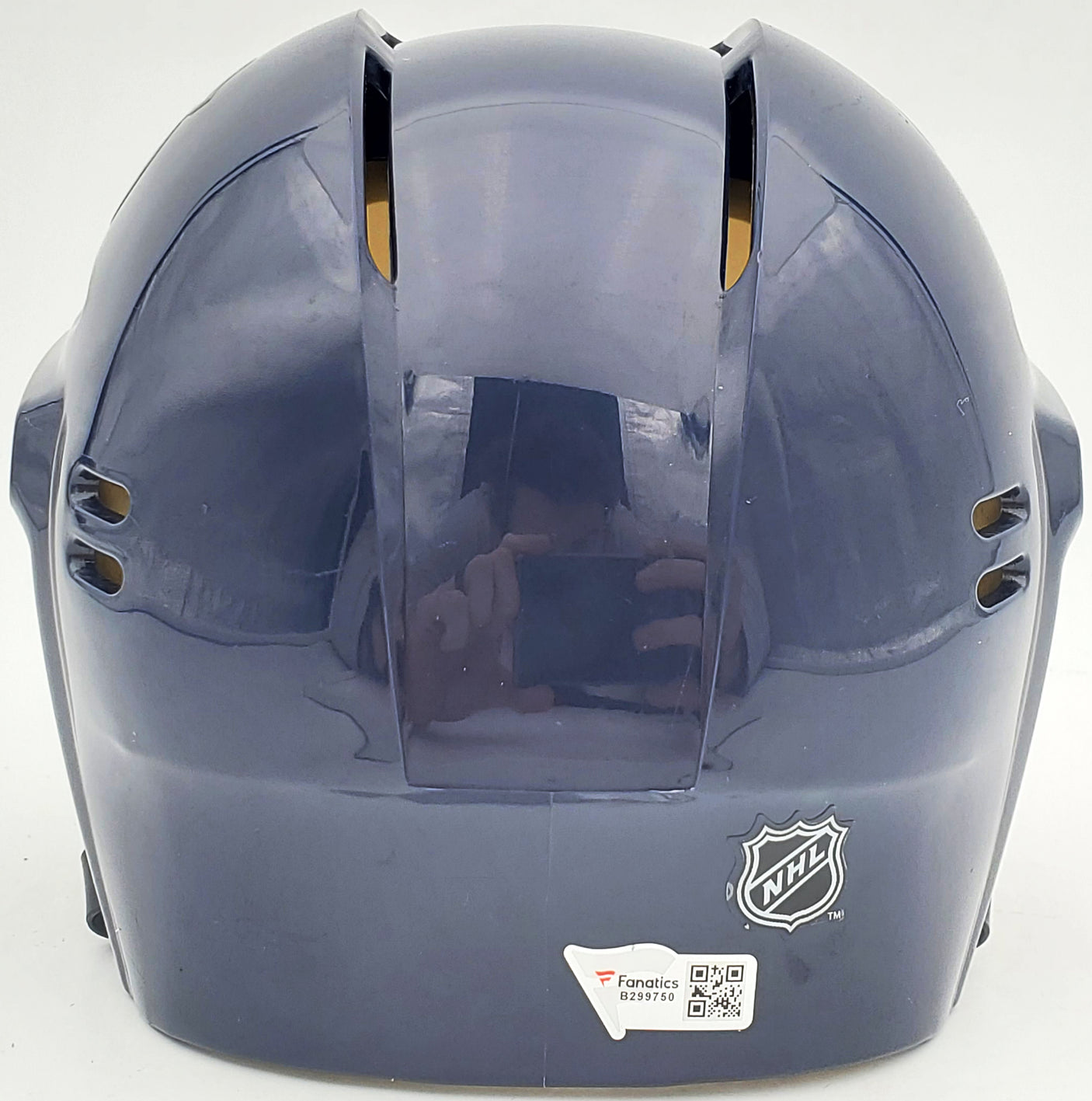 Brandon Tanev Autographed Seattle Kraken Blue Mini Helmet Fanatics Holo Stock #200296