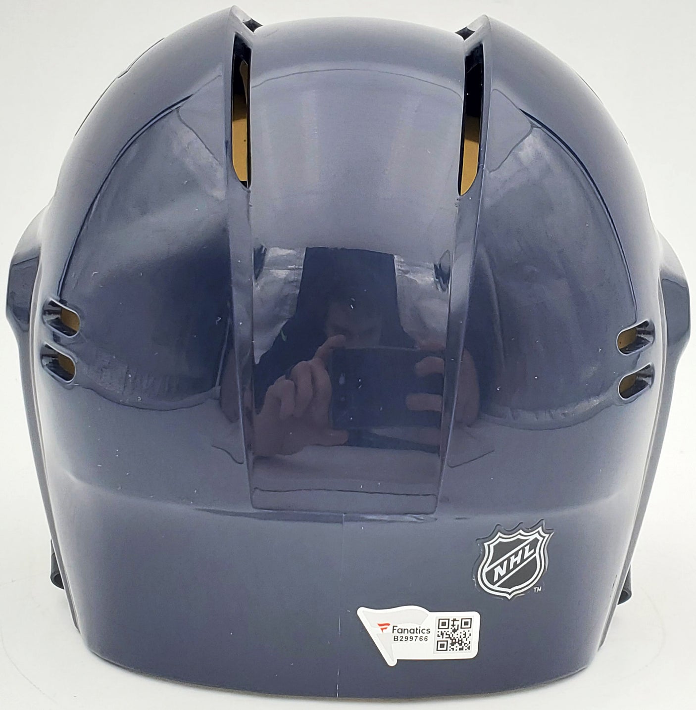 Will Borgen Autographed Seattle Kraken Blue Mini Helmet Fanatics Holo Stock #200305