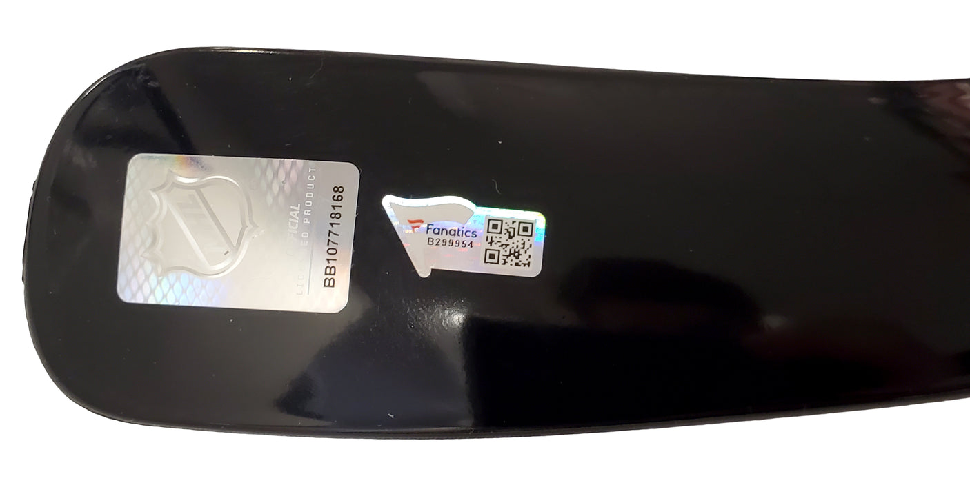 Ryan Donato Autographed Blue Inglasco 24" Mini Stick Seattle Kraken "1st Kraken Goal 10/12/21" Fanatics Holo Stock #200309