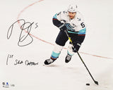 Mark Giordano Autographed 16x20 Photo Seattle Kraken "1st SEA Captain" Fanatics Holo Stock #200312