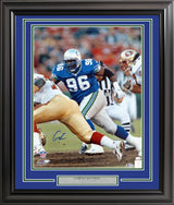 Cortez Kennedy Autographed Framed 16x20 Photo Seattle Seahawks Beckett BAS Stock #200331