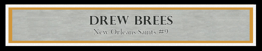 Drew Brees Autographed Framed 16x20 Photo New Orleans Saints Beckett BAS Stock #200335