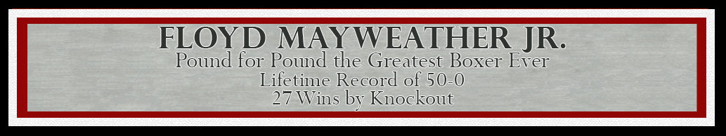 Floyd Mayweather Jr. Autographed Framed 16x20 Photo Beckett BAS Stock #200337