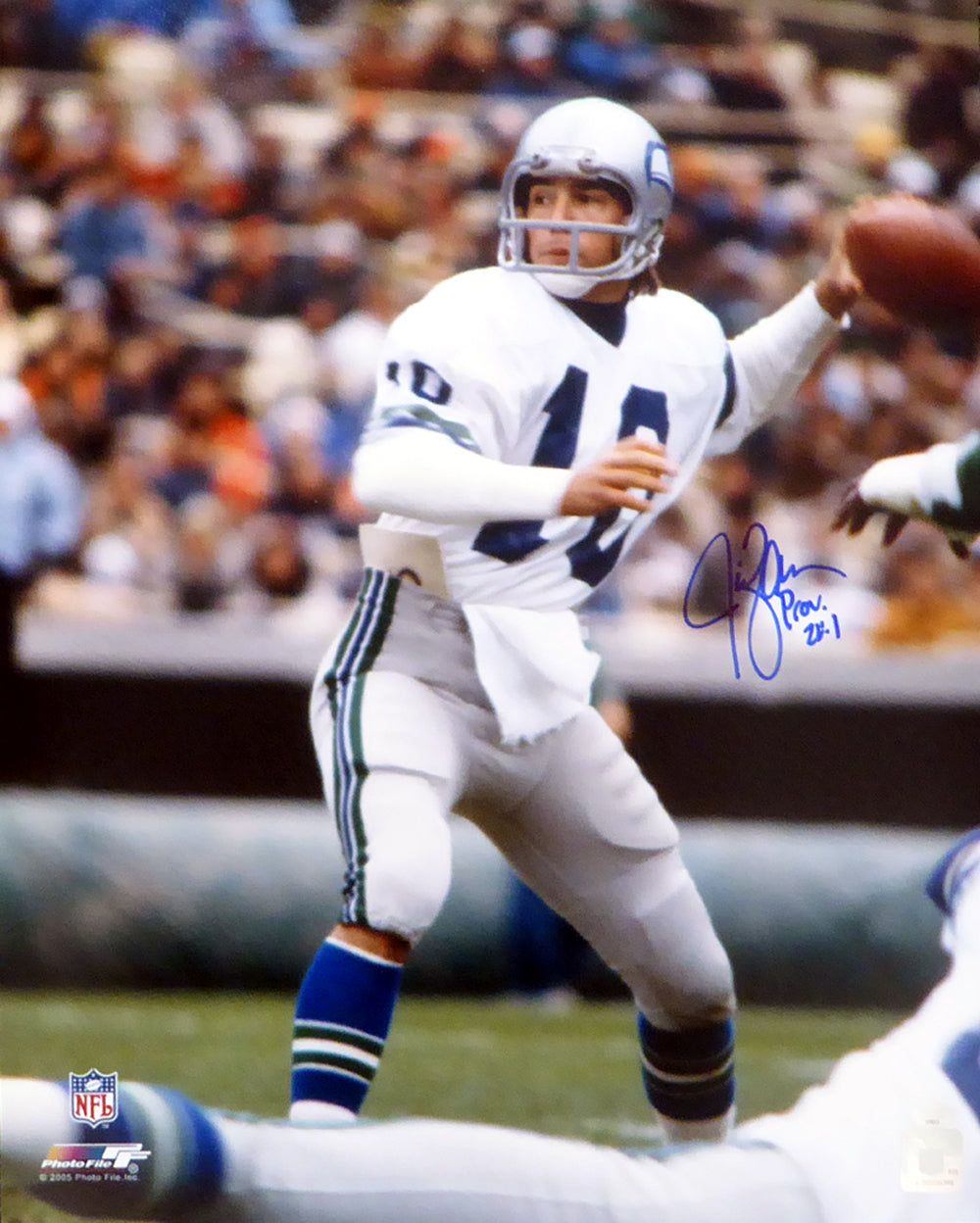 Jim Zorn Autographed Framed 16x20 Photo Seattle Seahawks MCS Holo Stock #200349