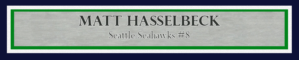 Matt Hasselbeck Autographed Framed 16x20 Photo Seattle Seahawks MCS Holo Stock #200362