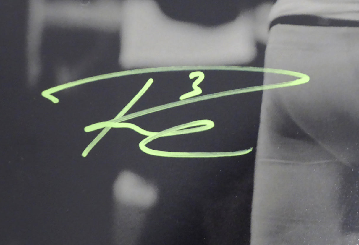 Russell Wilson Autographed Framed 16x20 Photo Seattle Seahawks 1st Game Spotlight RW Holo Stock #200372