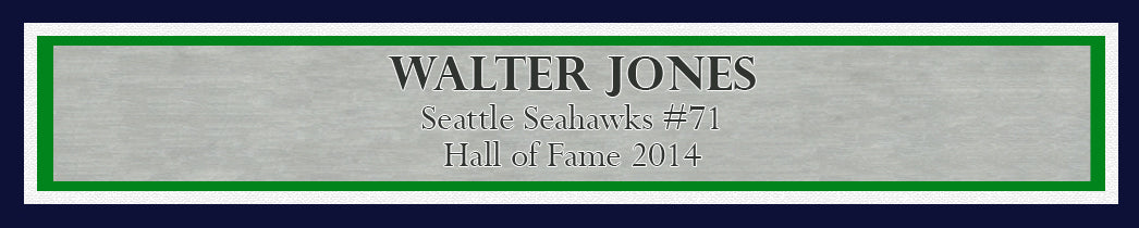 Walter Jones Autographed Framed 16x20 Photo Seattle Seahawks MCS Holo Stock #200380