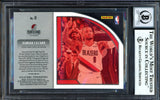 Damian Lillard Autographed 2019-20 Panini Prizm Get Hyped Green Card #8 Portland Trail Blazers Auto Grade Gem Mint 10 Beckett BAS #13605645