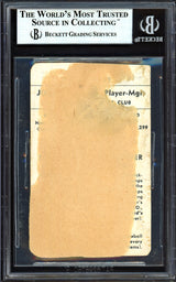 Joe Gordon Autographed 1952 Mother's Cookies PCL Card #19 Sacramento Salons Beckett BAS #13608025
