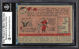 Ramon Ray Monzant Autographed 1958 Topps Card #447 San Francisco Giants Beckett BAS #13608393