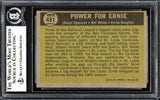Bill White, Daryl Spencer & Ernie Broglio Autographed 1961 Topps Card #451 St. Louis Cardinals Beckett BAS #13608805