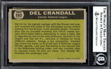 Del Crandall Autographed 1961 Topps Card #583 Milwaukee Braves All-Star Beckett BAS #13608814