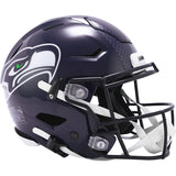 Unsigned Seattle Seahawks Blue Full Size Authentic Super Bowl LX Champions Logo SpeedFlex Helmet Stock #265536