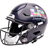 Unsigned Seattle Seahawks Blue Full Size Authentic Super Bowl LX Champions Logo SpeedFlex Helmet Stock #265536