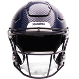 Unsigned Seattle Seahawks Blue Full Size Authentic Super Bowl LX Champions Logo SpeedFlex Helmet Stock #265536