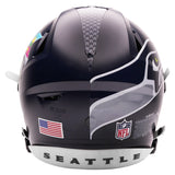 Unsigned Seattle Seahawks Blue Full Size Authentic Super Bowl LX Champions Logo SpeedFlex Helmet Stock #265536